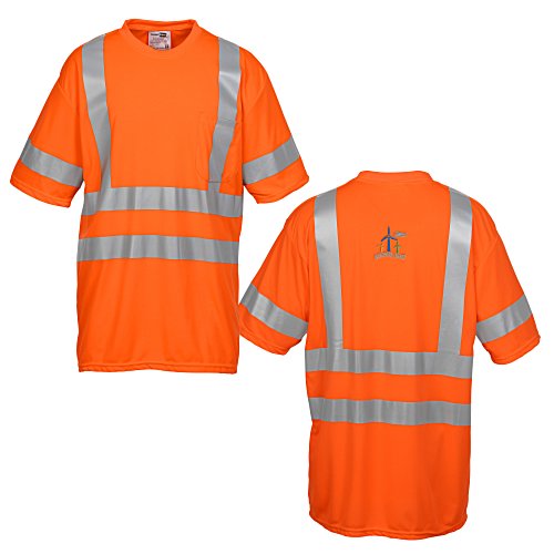 Snag-Resistant Reflective Short Sleeve T-Shirt Main Image