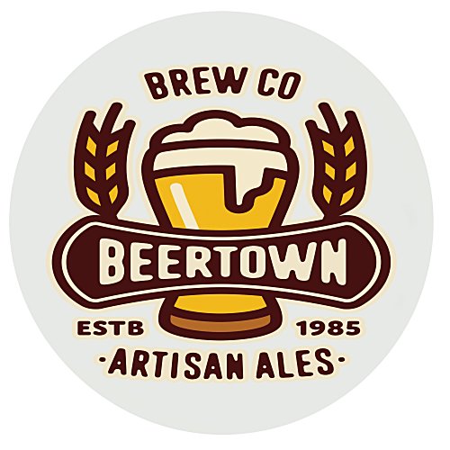 Full Color Sticker - Circle - 6" Main Image