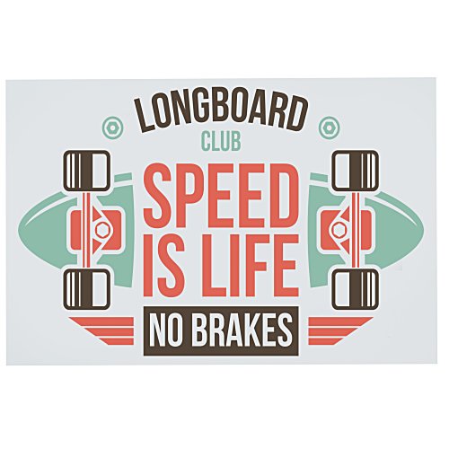 Full Color Sticker - Rectangle - 4 inches x 6 inches Main Image