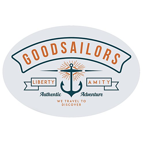 Full Color Sticker - Oval - 4" x 6" Main Image