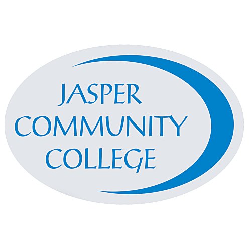 Oval Sticker - 4" x 6" Main Image