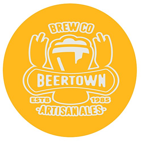 Circle Sticker - 6" Main Image