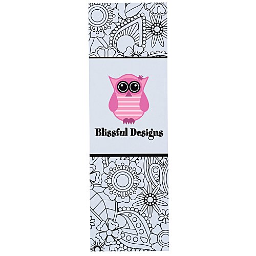 Coloring Bookmark - Floral Main Image