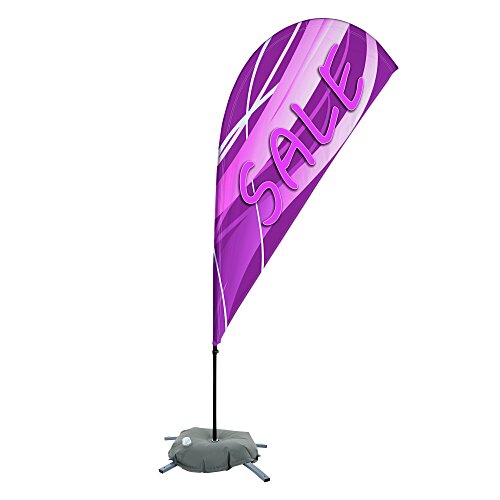 Indoor Value Sail Sign - 6 1/2 feet - One Sided Main Image