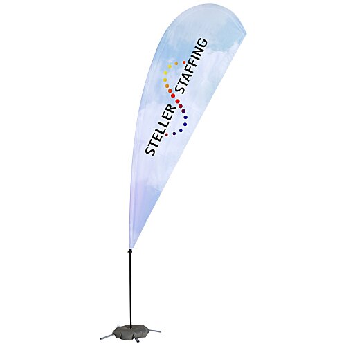 Indoor Value Sail Sign - 13 feet - One Sided Main Image