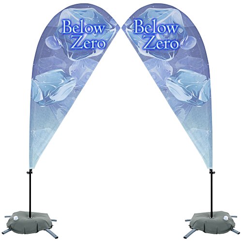 Indoor Value Sail Sign - 6 1/2 feet - Two Sided Main Image