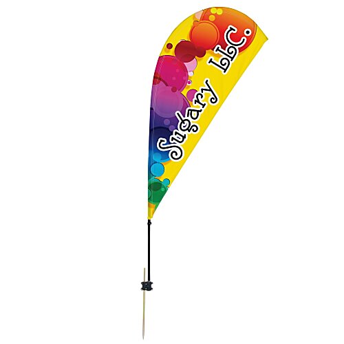 Outdoor Value Sail Sign - 6-1/2' - One Sided Main Image