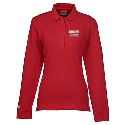 FILA Meridian Long Sleeve Polo - Ladies' Main Image