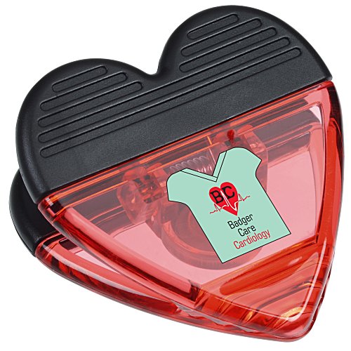 Power Clip - Heart - Translucent - Full Color Main Image
