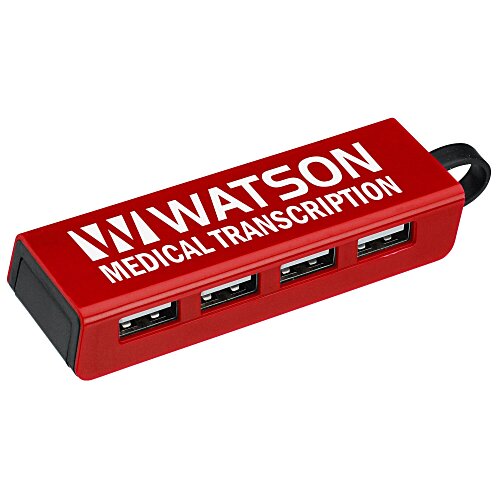 4 Port USB Hub with Phone Stand Main Image