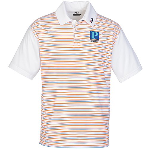 FILA Cannes Striped Polo - Men's Main Image