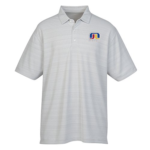 Barcode Textured Polo - Men's Main Image