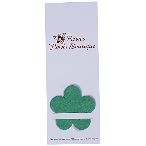 Plant-A-Shape Flower Seed Bookmark - Flower - 24 hr Main Image