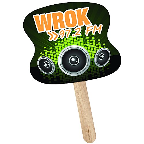 Mini Hand Fan - Hourglass - Full Color - 24 hr Main Image