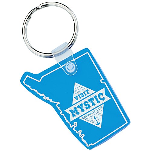 Connecticut Soft Keychain - Translucent Main Image