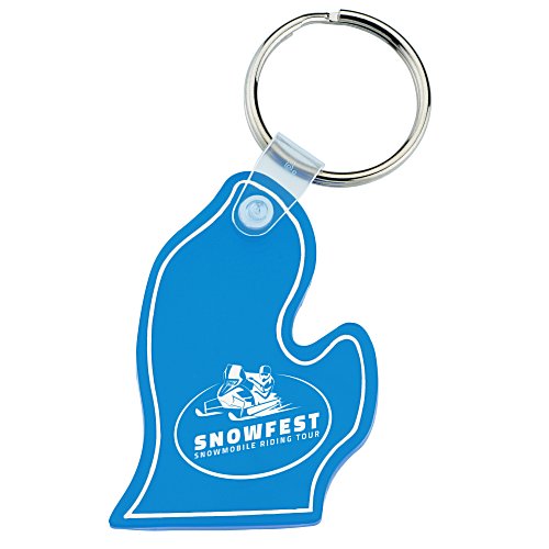 Michigan - Lower Soft Keychain - Translucent Main Image