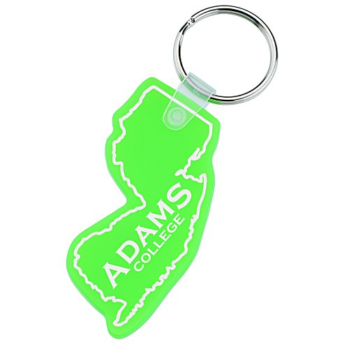 New Jersey Soft Keychain - Translucent Main Image