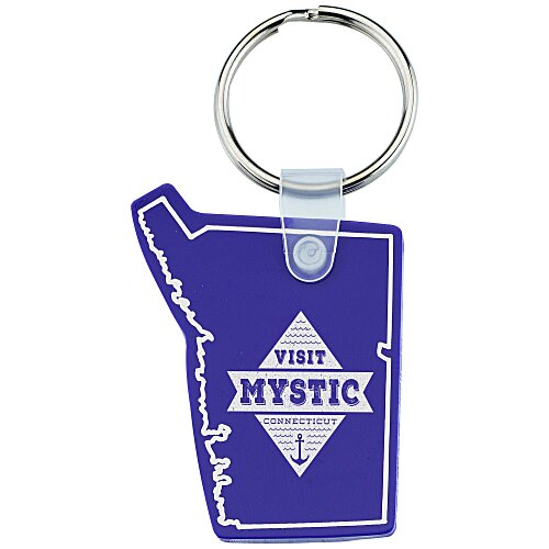 Connecticut Soft Keychain - Opaque Main Image