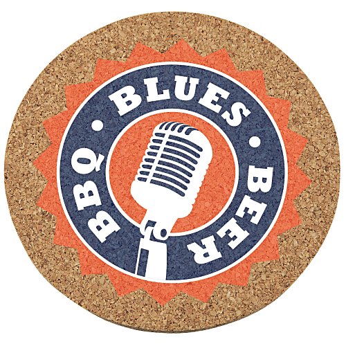 Cork Coaster - Circle - Full Color Main Image