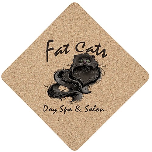 Cork Coaster - Diamond - Full Color Main Image
