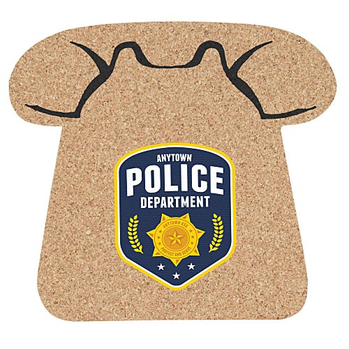 Cork Coaster - Telephone - Full Color Main Image
