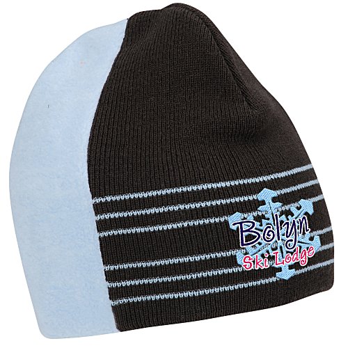 Argyle Fine Knit Beanie Main Image