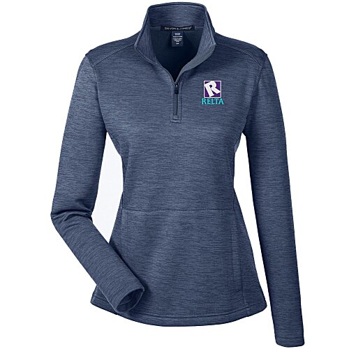Newbury Melange Fleece 1/4-Zip Pullover - Ladies' Main Image