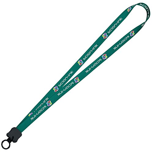 Dye-Sublimated Tubular Lanyard - 1/2" - 32" - Plastic O-Ring Main Image