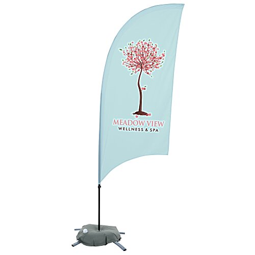 Indoor Value Razor Sail Sign - 7 1/2 feet - One Sided Main Image