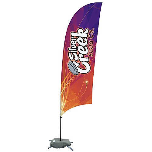 Indoor Value Razor Sail Sign - 10 1/2 feet - One Sided Main Image
