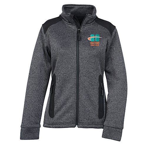 Heavy Knit Technical Sweater Fleece Jacket - Ladies' Main Image