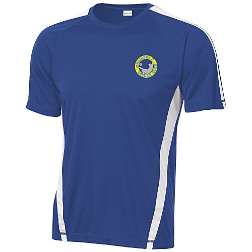 Colorblock Contender Tee - Men's - Embroidered - 24 hr Main Image