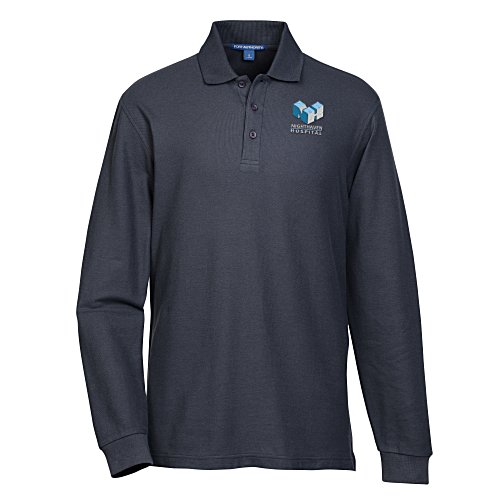 Lightweight Classic Pique LS Polo - Men's Main Image