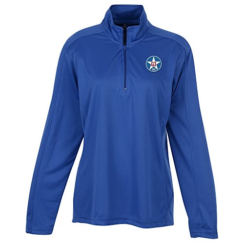 3.8 oz. Performance 1/4-Zip Pullover - Ladies' - Embroidered Main Image