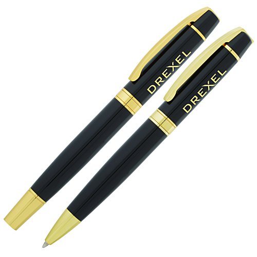 Devon Twist Metal Pen & Rollerball Pen Set Main Image