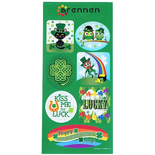Super Kid Sticker Sheet - St. Patrick's Day Main Image