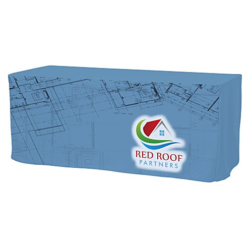 Serged Closed-Back Outdoor Fitted Table Cover - 6 feet Main Image