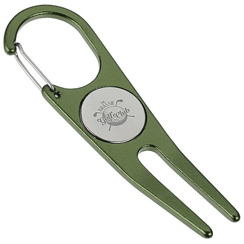 Aluminum Divot Tool with Ball Marker - 24 hr Main Image