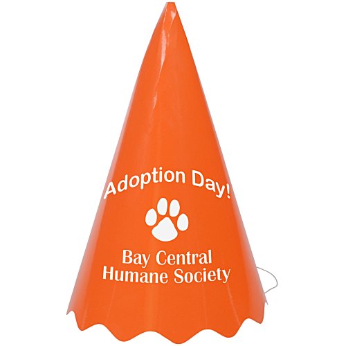 Scalloped Paper Party Hat Main Image