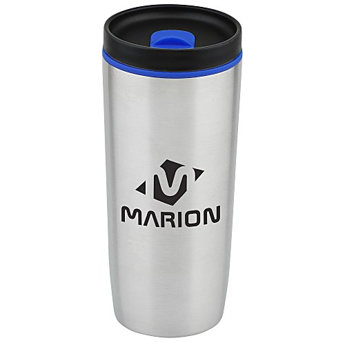Custom Accent Stainless Travel Mug - 16 oz. - 24 hr Main Image