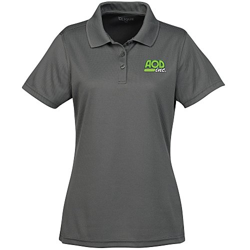 Spin Dye Pique Polo - Ladies' - Embroidered Main Image