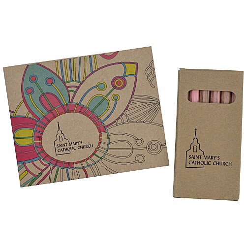 Adult Coloring Book To-Go Set - 24 hr Main Image