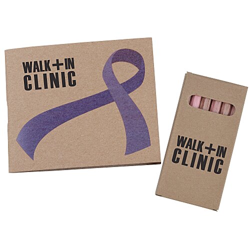 Adult Coloring Book To-Go Set - Awareness Ribbon - 24 hr Main Image