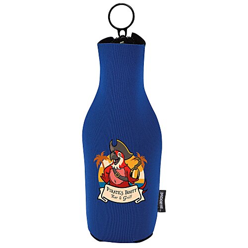 Koozie® Neoprene Zip-Up Bottle Cooler - 24 hr Main Image
