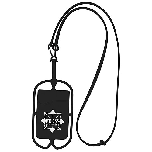 Silicone Smartphone Pocket with Strap - 24 hr Main Image