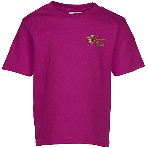 5.2 oz. Cotton T-Shirt - Toddler - Embroidered Main Image
