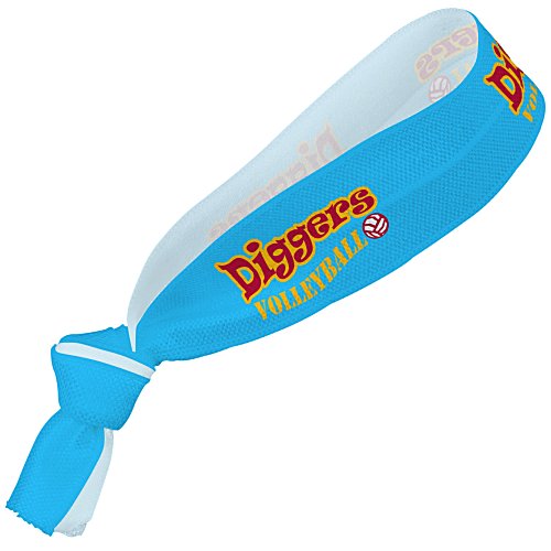 Elastic Wristband Hair Tie - Full Color Main Image