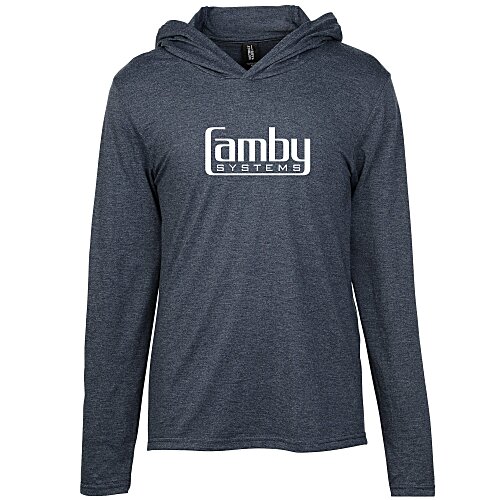 Optimal Tri-Blend Hooded T-Shirt - Men's Main Image