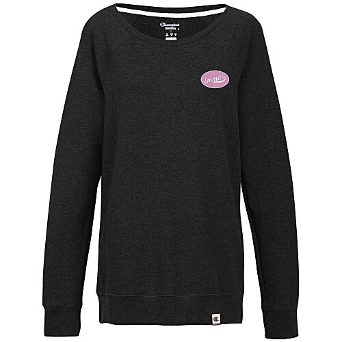 Champion Originals French Terry Boatneck Sweatshirt - Ladies' - Embroidered Main Image
