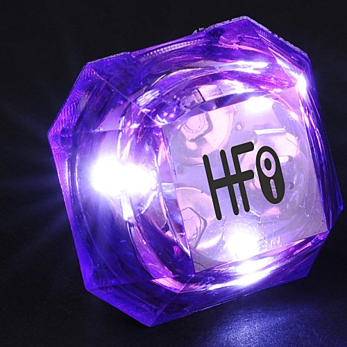Gem Light-Up Ring - Princess Cut - 24 hr Main Image